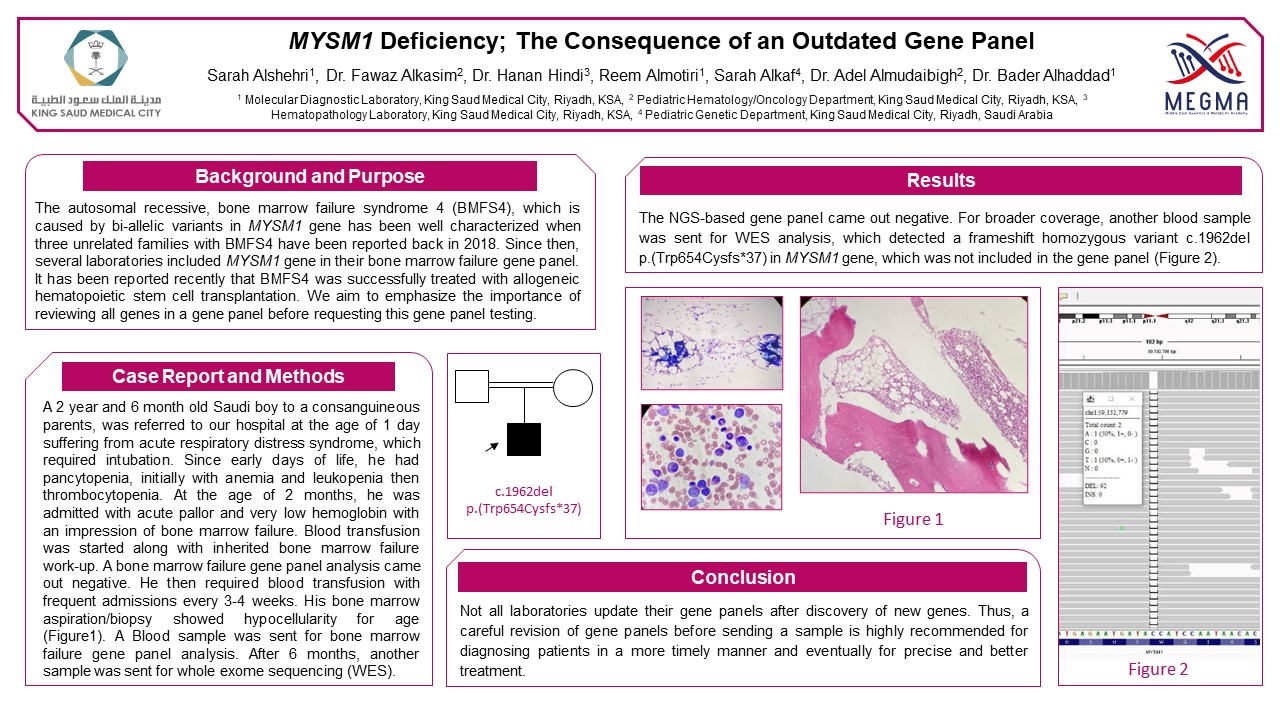 MYSM1 Deficiency; The Consequence of an Outdated Gene Panel